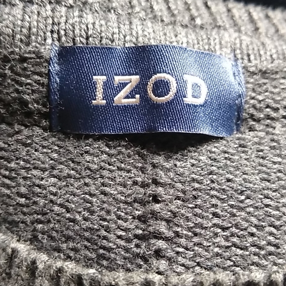 IZOD Men's Cotton Crew Neck Pullover Sweater - Picture 6 of 8